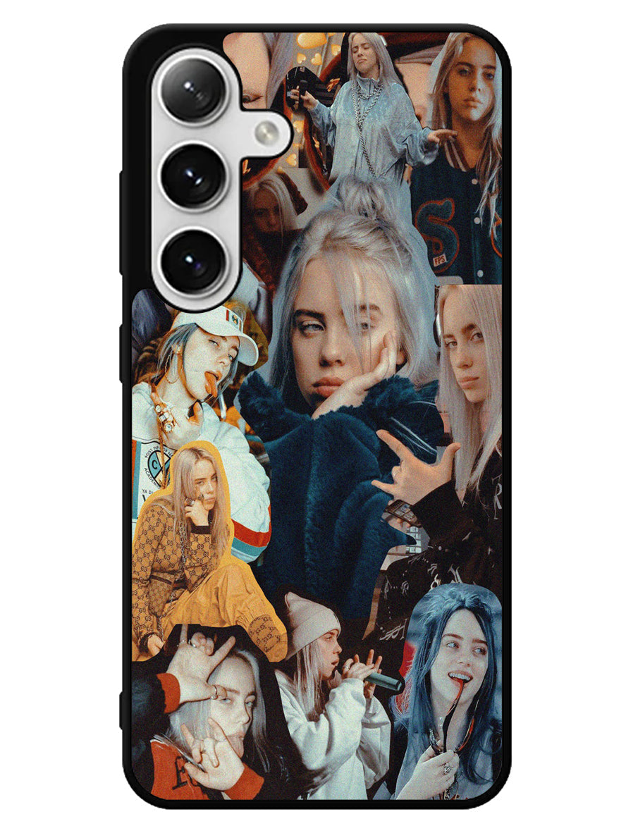 BILLIE EILISH SINGER COLLAGE Samsung Galaxy S25 5G Case