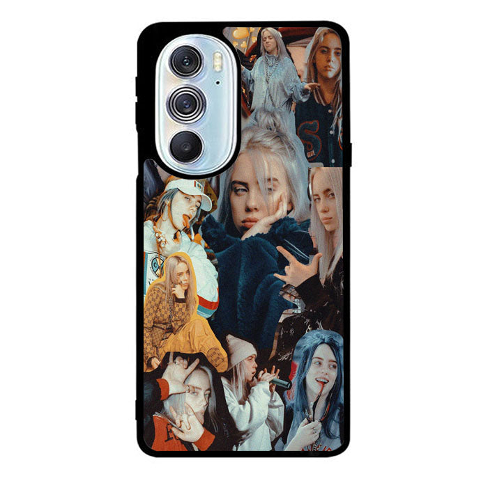 BILLIE EILISH SINGER COLLAGE Motorola Moto Edge 2022 Case