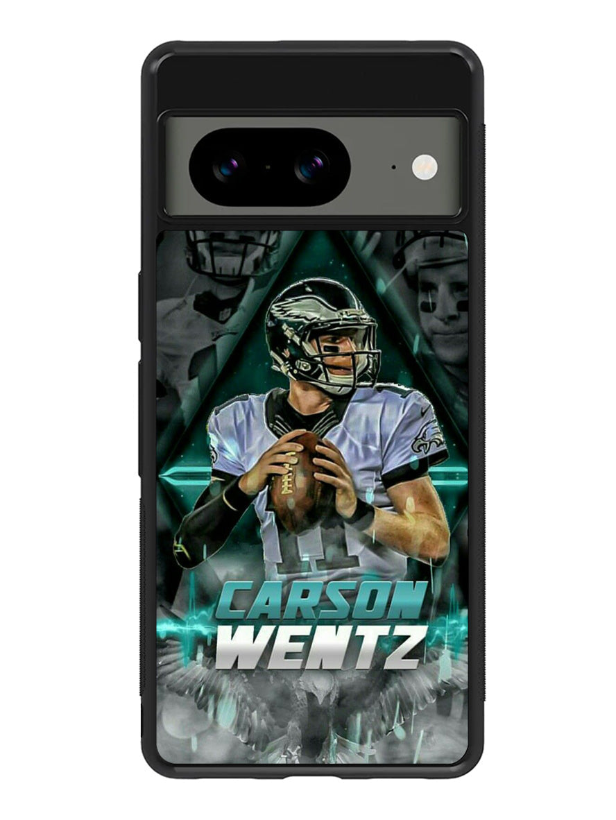 carson wentz philadelphia eagles Google Pixel 8 Case QC4408
