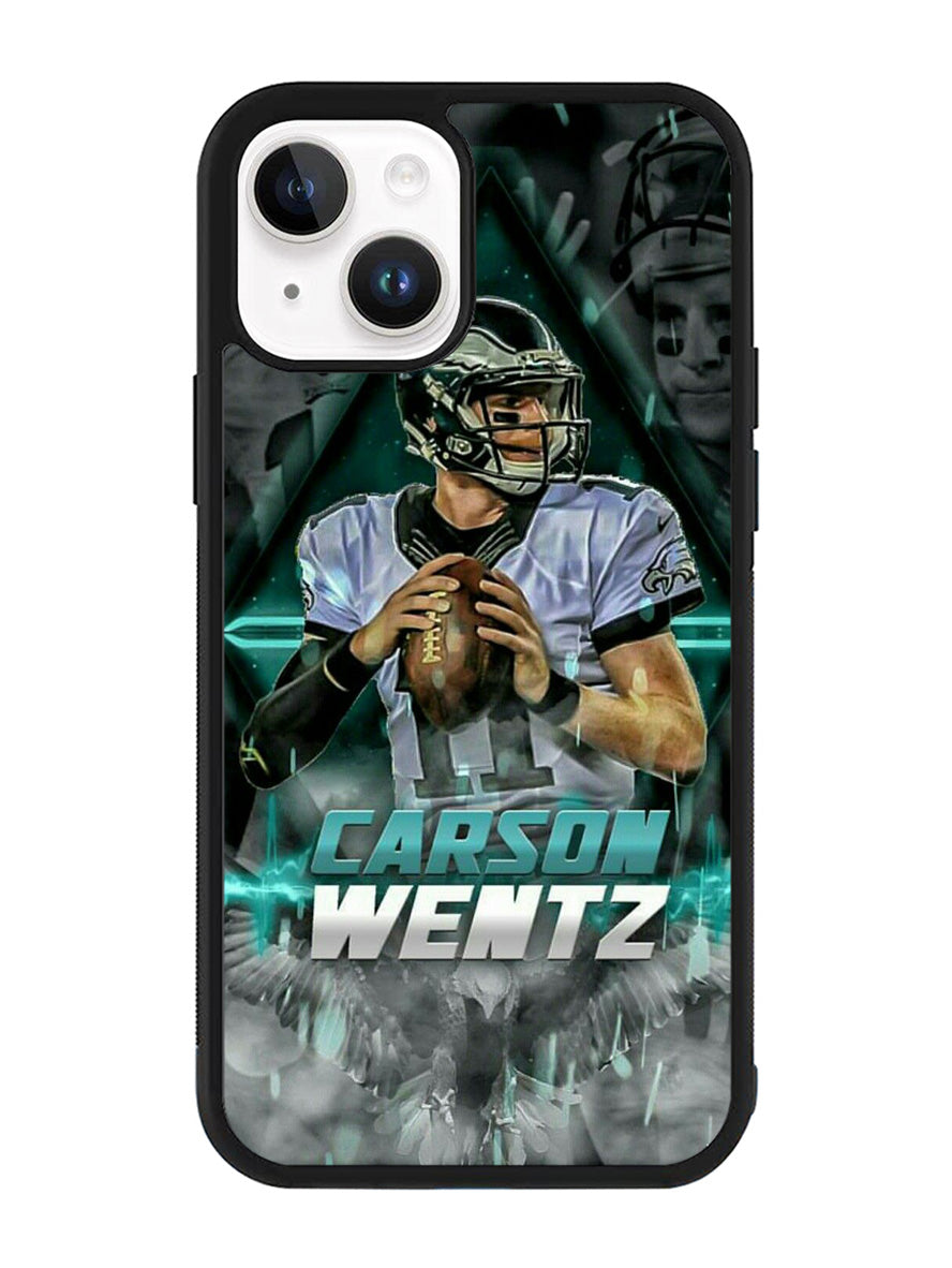 carson wentz philadelphia eagles iPhone 14 Case QC4408