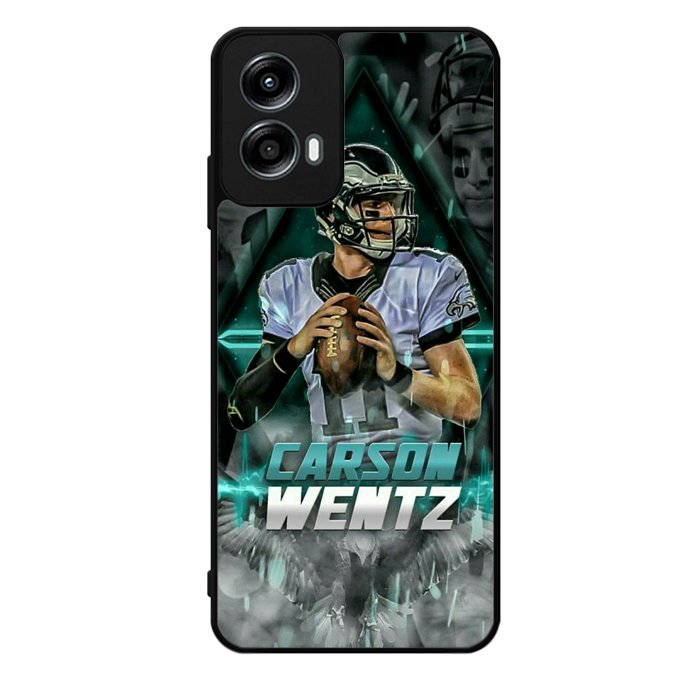 carson wentz philadelphia eagles Motorola Moto G Play 2024 Case OV4408