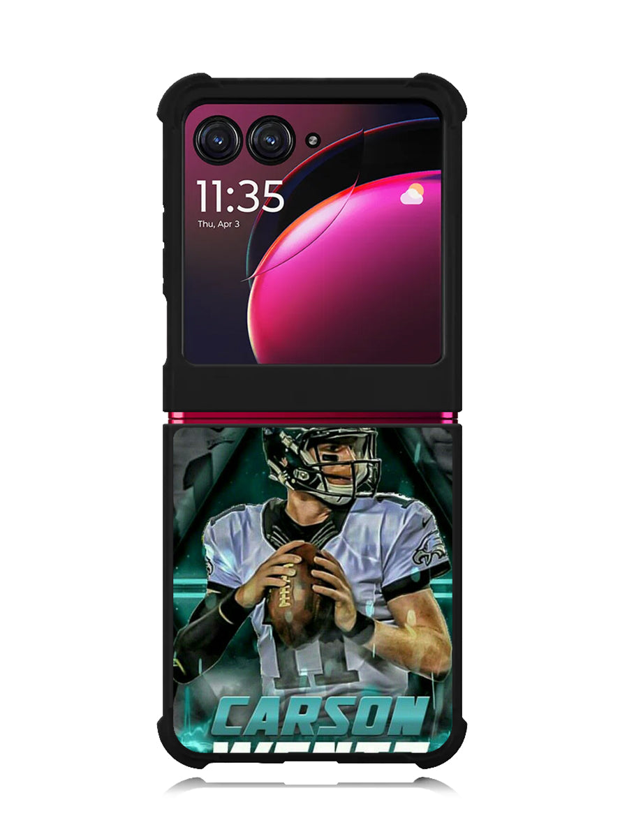 carson wentz philadelphia eagles Motorola Moto Razr Plus 2023 , Moto Razr+ 2023 Case OV4408