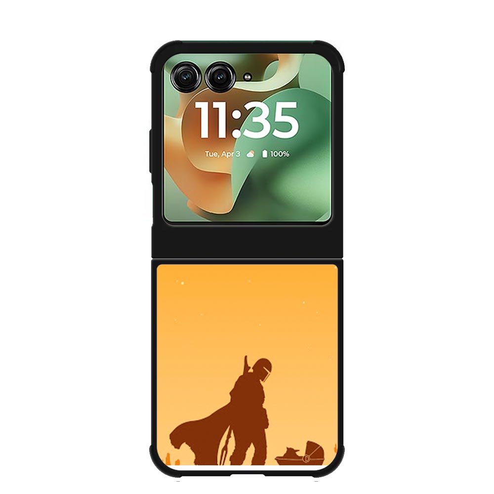 baby yoda and mandalorian XMotorola Moto RAZR 2025 Case OV0740