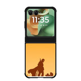baby yoda and mandalorian XMotorola Moto RAZR 2025 Case OV0740