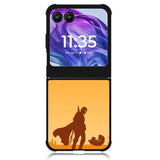 baby yoda and mandalorian XMotorola Moto Razr Plus 2024 , Moto Razr+ 2024 Case OV0740