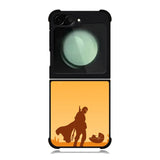 baby yoda and mandalorian XSamsung Galaxy Z Flip 6 5G 2024 Case OV0740