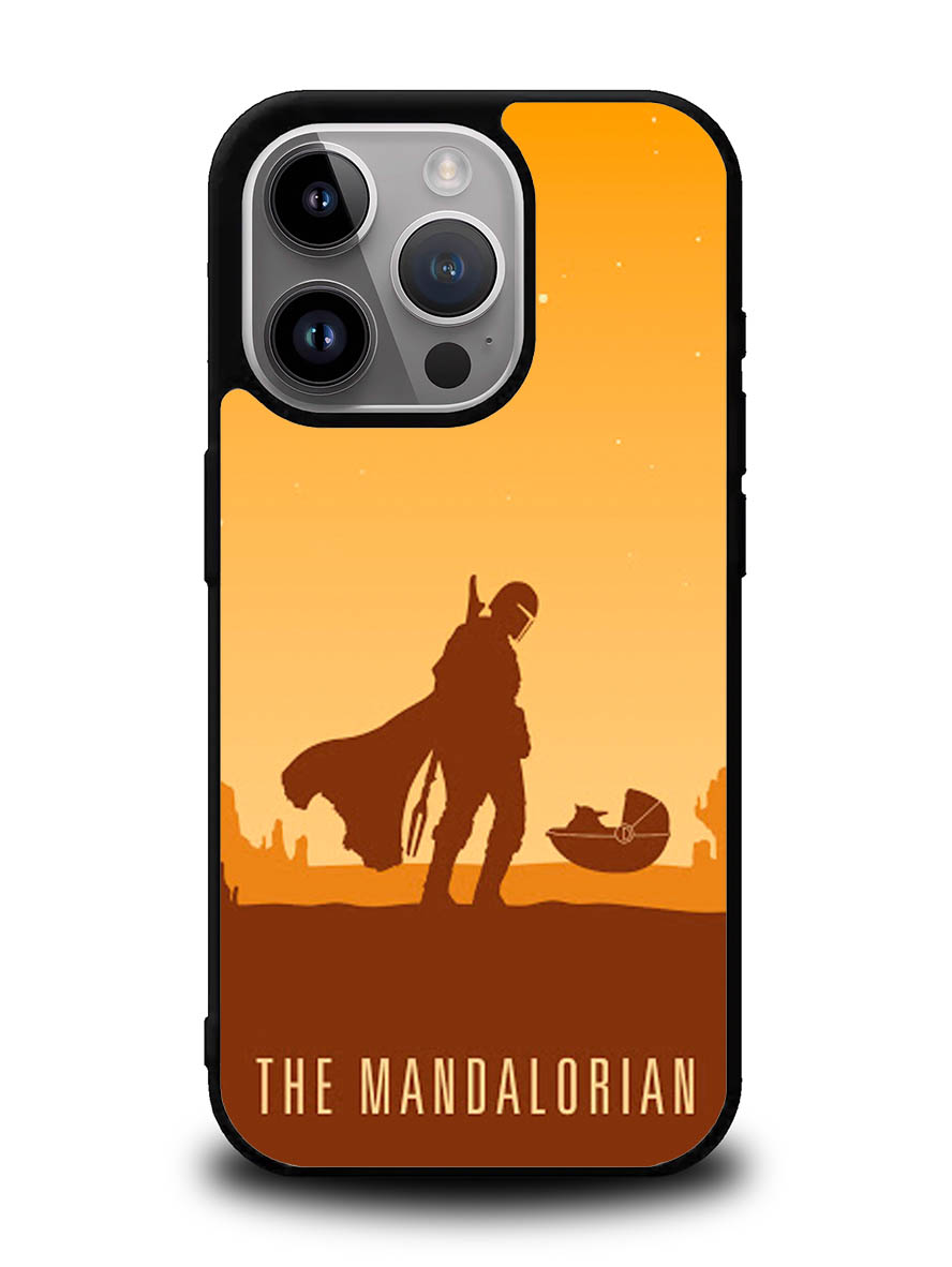 baby yoda and mandalorian XiPhone 16 Pro Case OV0740