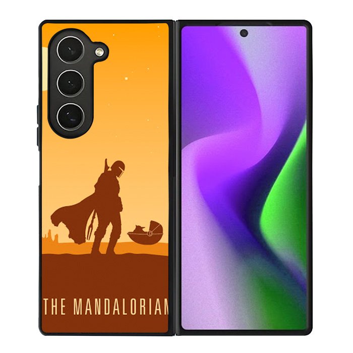 baby yoda and mandalorian XSamsung Galaxy Z Fold 6 5G 2024 Case OV0740