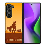 baby yoda and mandalorian XSamsung Galaxy Z Fold 6 5G 2024 Case OV0740