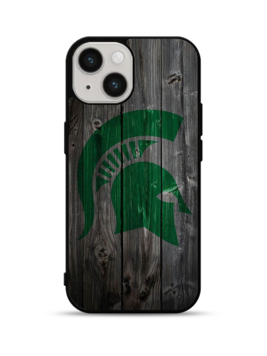 michigan state logo iPhone 15 Plus Case