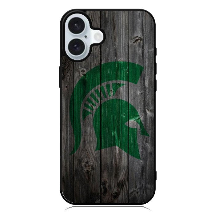 michigan state logo iPhone 16 Plus Case