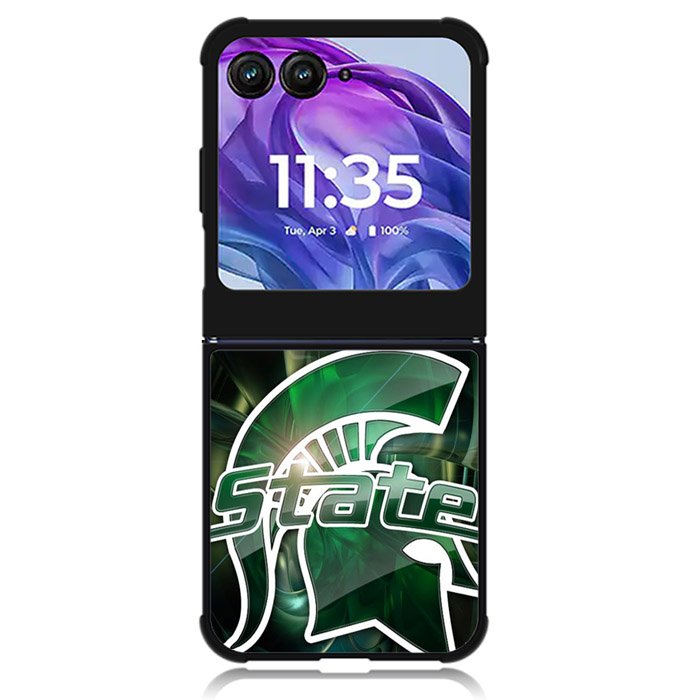 Michigan State Motorola Moto Razr Plus 2024 , Moto Razr+ 2024 Case