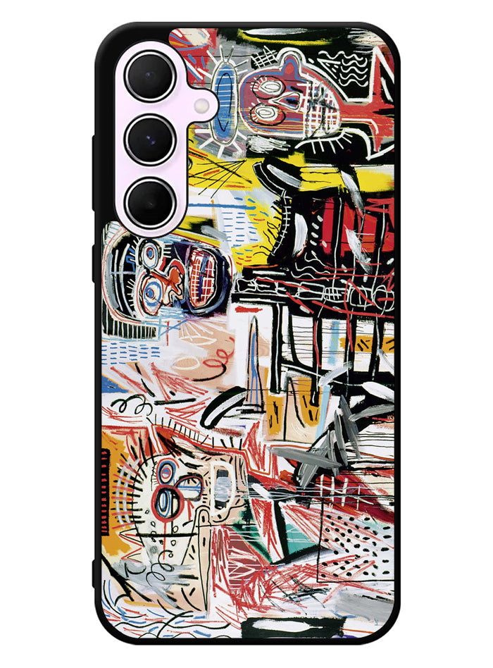 jean michel basquiat Samsung Galaxy A35 5G Case
