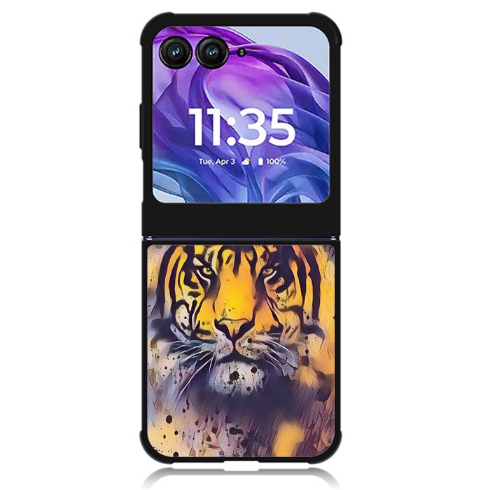 LSU Tigers Symbol Motorola Moto Razr Plus 2024 , Moto Razr+ 2024 Case