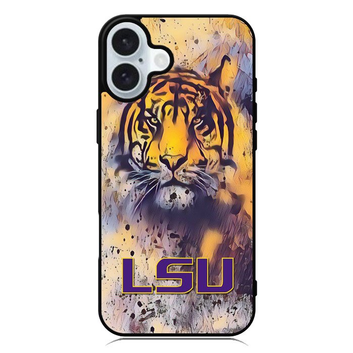 LSU Tigers Symbol iPhone 16 Plus Case
