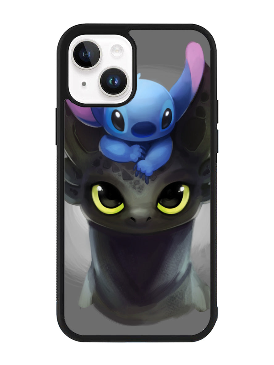 toothless and stitch XiPhone 15 Plus Case OV0748