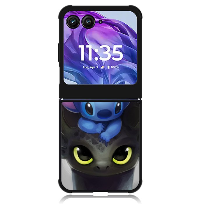 toothless and stitch XMotorola Moto Razr Plus 2024 , Moto Razr+ 2024 Case OV0748