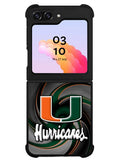 miami hurricanes Samsung Galaxy Z Flip 5 5G 2023 Case