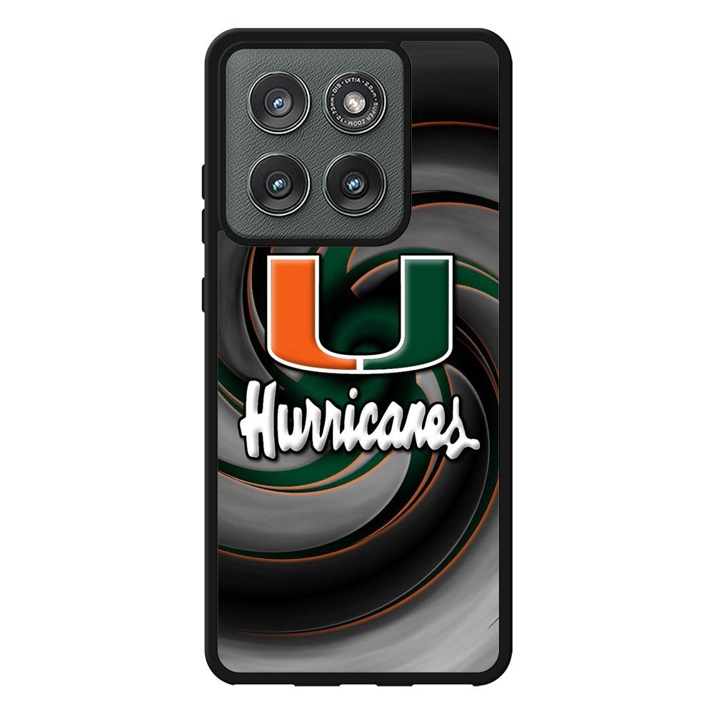 miami hurricanes Motorola Moto Edge 2025 Case