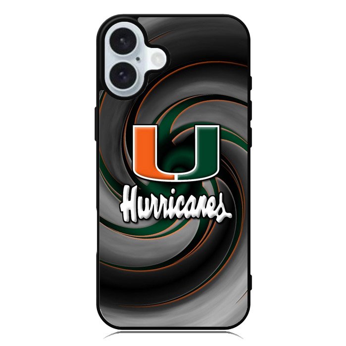 miami hurricanes iPhone 16 Case