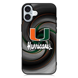 miami hurricanes iPhone 16 Plus Case
