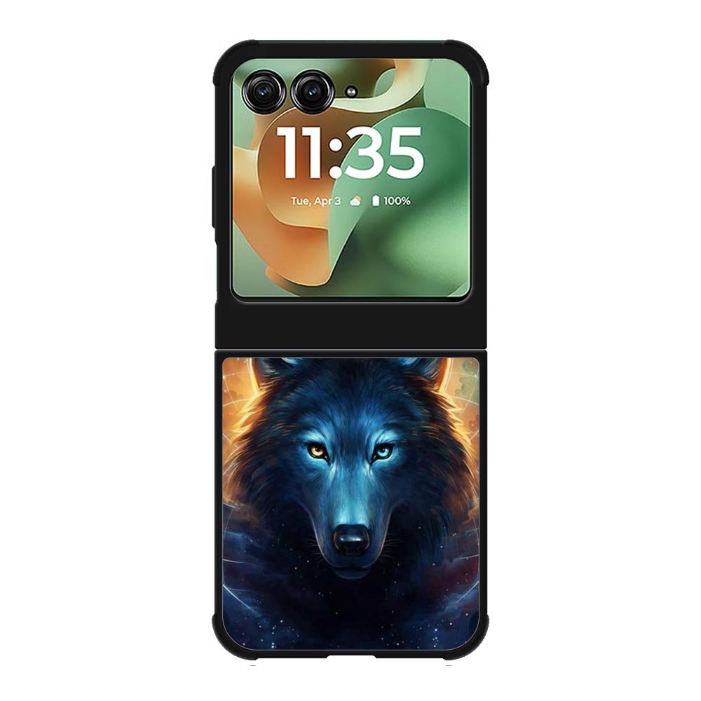 Moon Wolf Motorola Moto RAZR 2025 Case OV8083