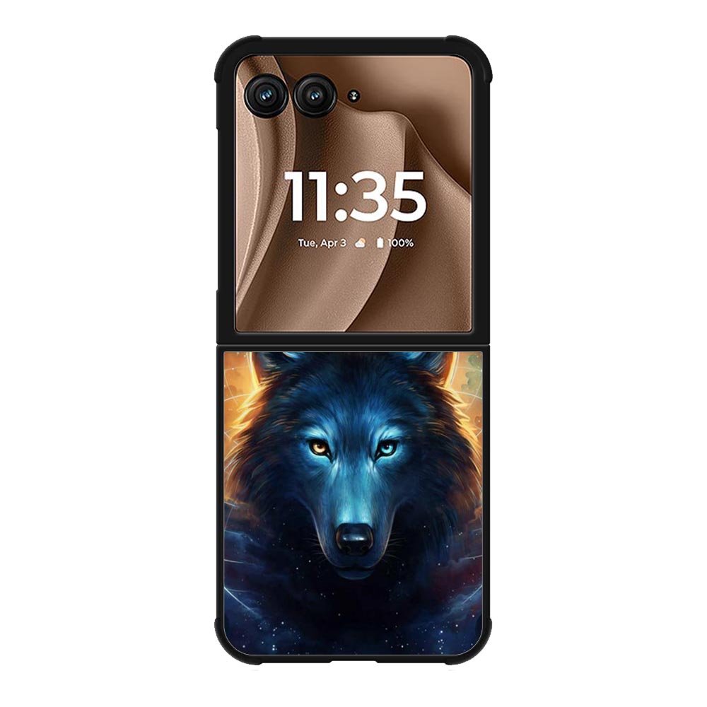 Moon Wolf Motorola Moto RAZR Plus 2025 Case OV8083