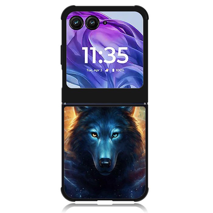 Moon Wolf Motorola Moto Razr Plus 2024 , Moto Razr+ 2024 Case OV8083