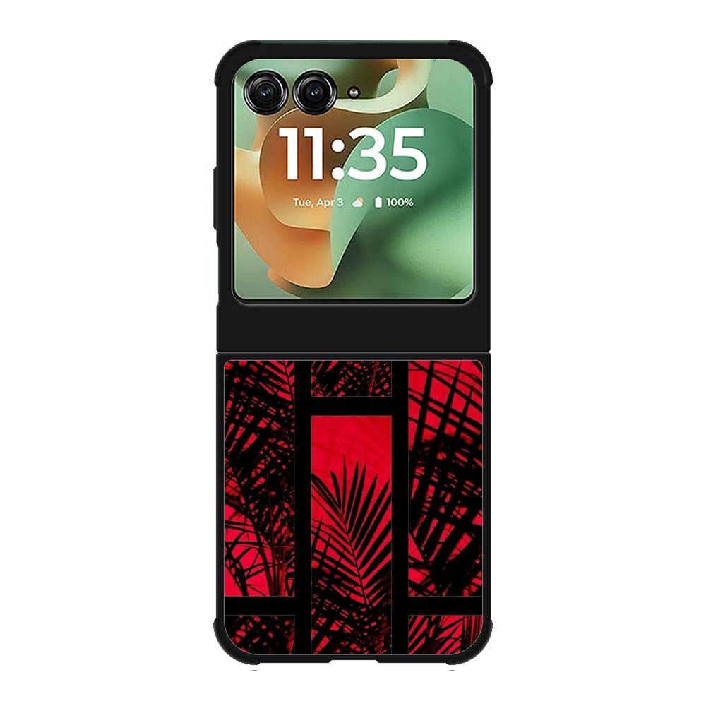 Red Plant Aesthetic Motorola Moto RAZR 2025 Case OV7925