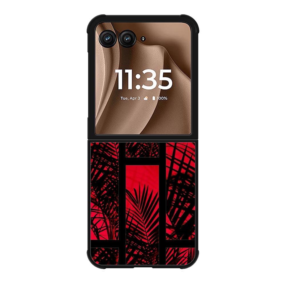 Red Plant Aesthetic Motorola Moto RAZR Plus 2025 Case OV7925