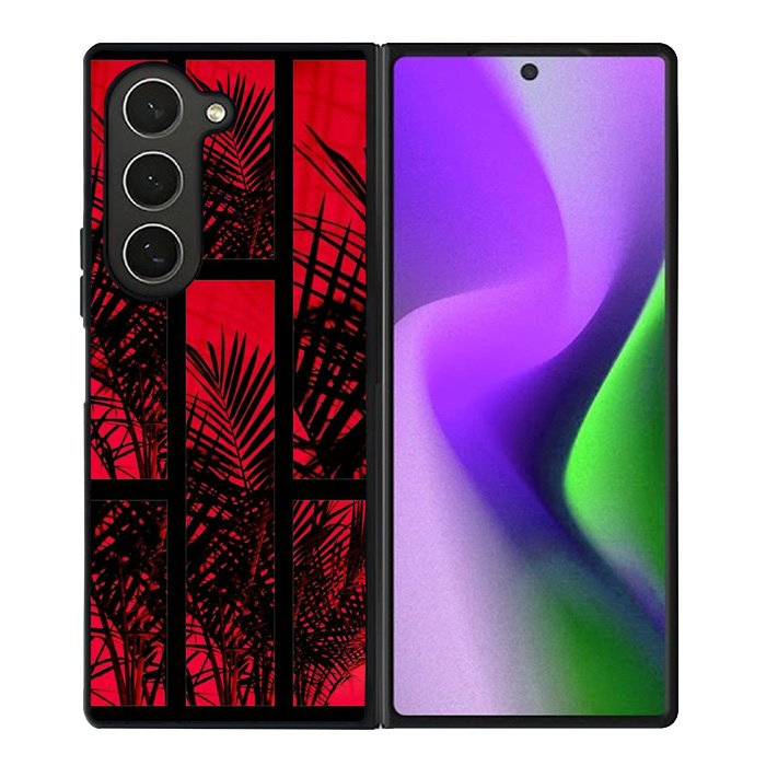 Red Plant Aesthetic Samsung Galaxy Z Fold 6 5G 2024 Case OV7925