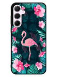 Flamingo And Flowers Samsung Galaxy A55 5G Case