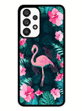 Flamingo And Flowers Samsung Galaxy A53 5G Case