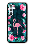 Flamingo And Flowers Samsung Galaxy A54 5G Case