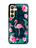 Flamingo And Flowers Samsung Galaxy S25 Plus 5G , Samsung Galaxy S25+ 5G Case