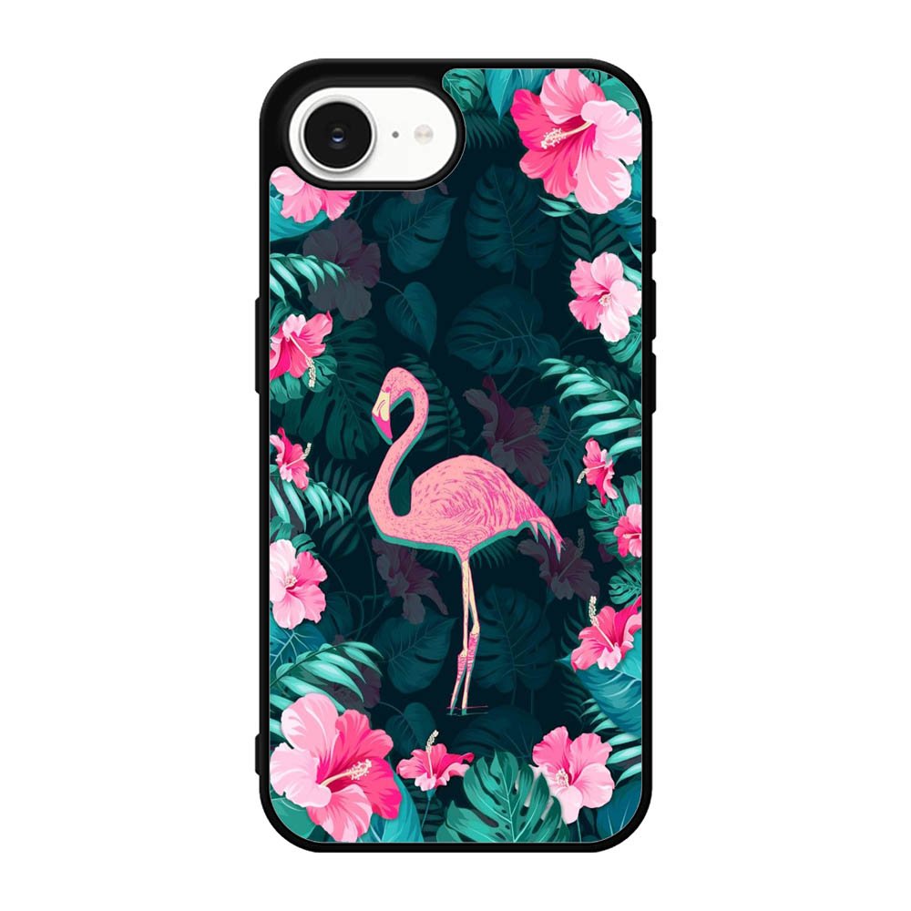 Flamingo And Flowers iPhone 17e Case