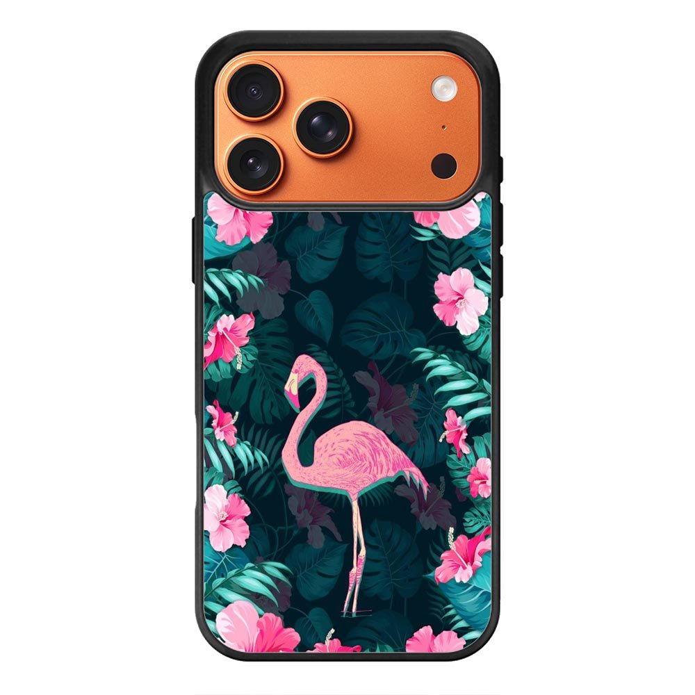 Flamingo And Flowers Samsung Galaxy S26 Case