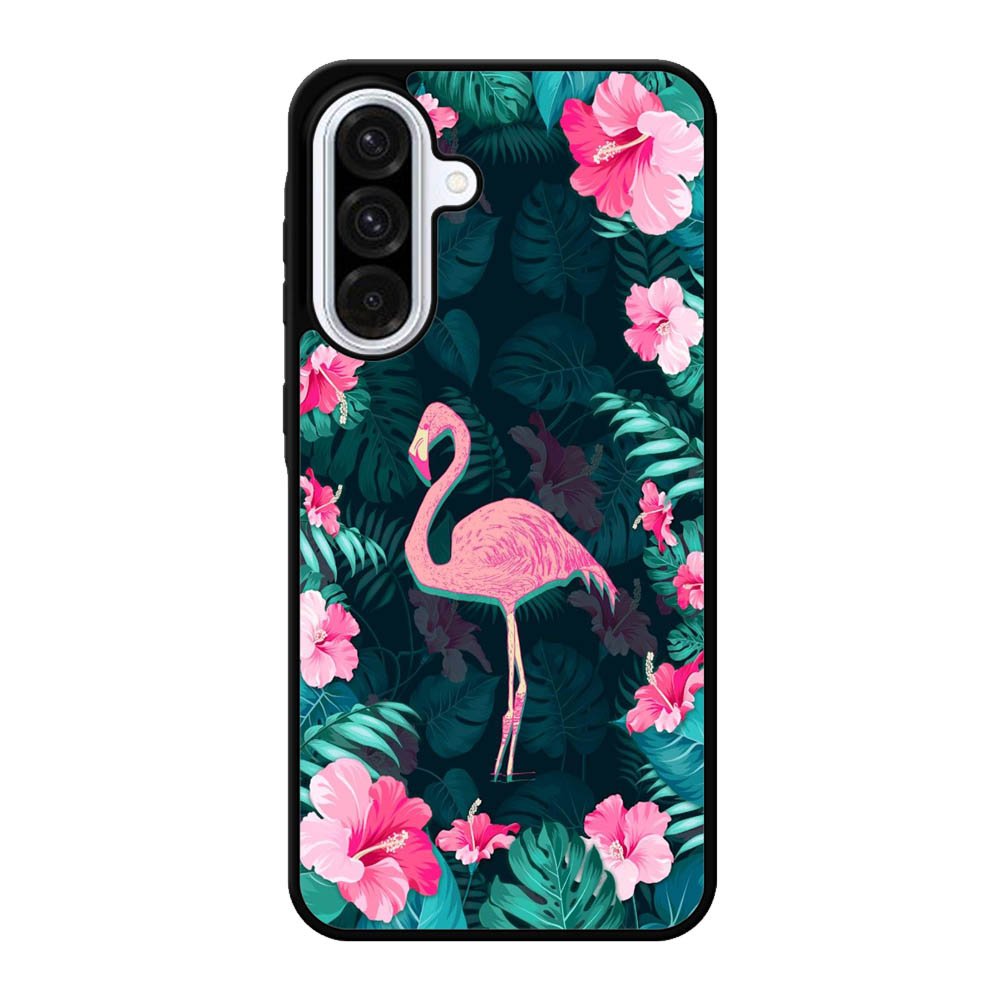 Flamingo And Flowers Samsung Galaxy A56 Case OV8035
