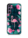 Flamingo And Flowers Samsung Galaxy S23 FE 5G Case