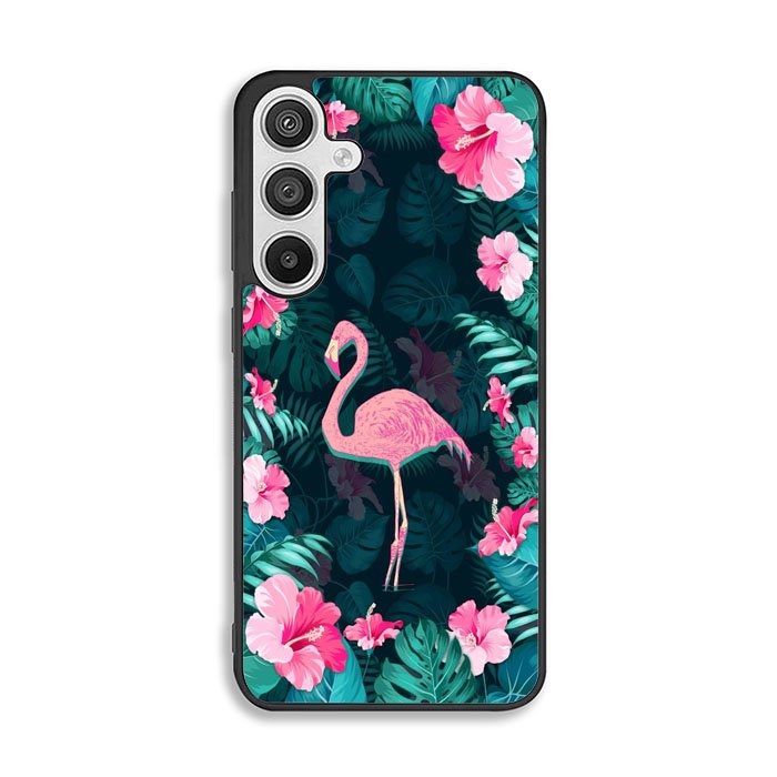 Flamingo And Flowers Samsung Galaxy A26 Case OV1245