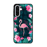 Flamingo And Flowers Samsung Galaxy A36 Case OV8035
