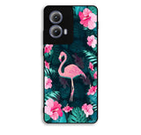 Flamingo And Flowers Motorola Moto Edge 2024 Case OV1245
