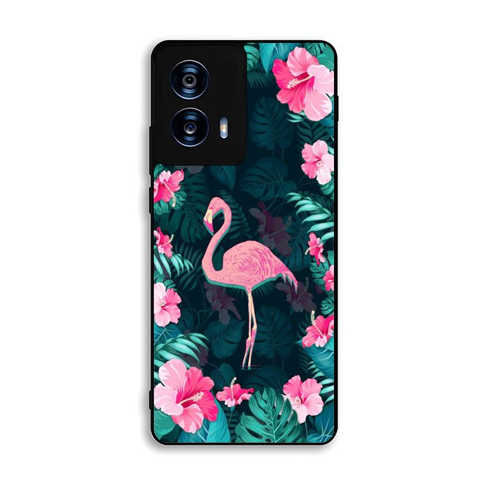 Flamingo And Flowers Motorola Moto G Power 5G 2024 Case OV8035
