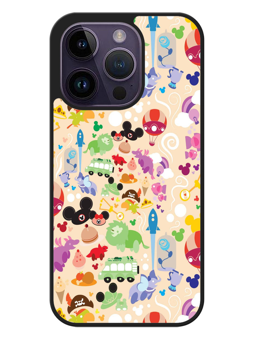 Cute Disney Background iPhone 14 Pro Case
