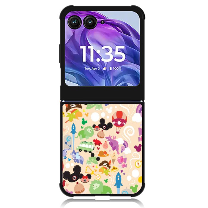Cute Disney Background Motorola Moto Razr Plus 2024 , Moto Razr+ 2024 Case