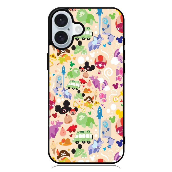 Cute Disney Background iPhone 16 Case