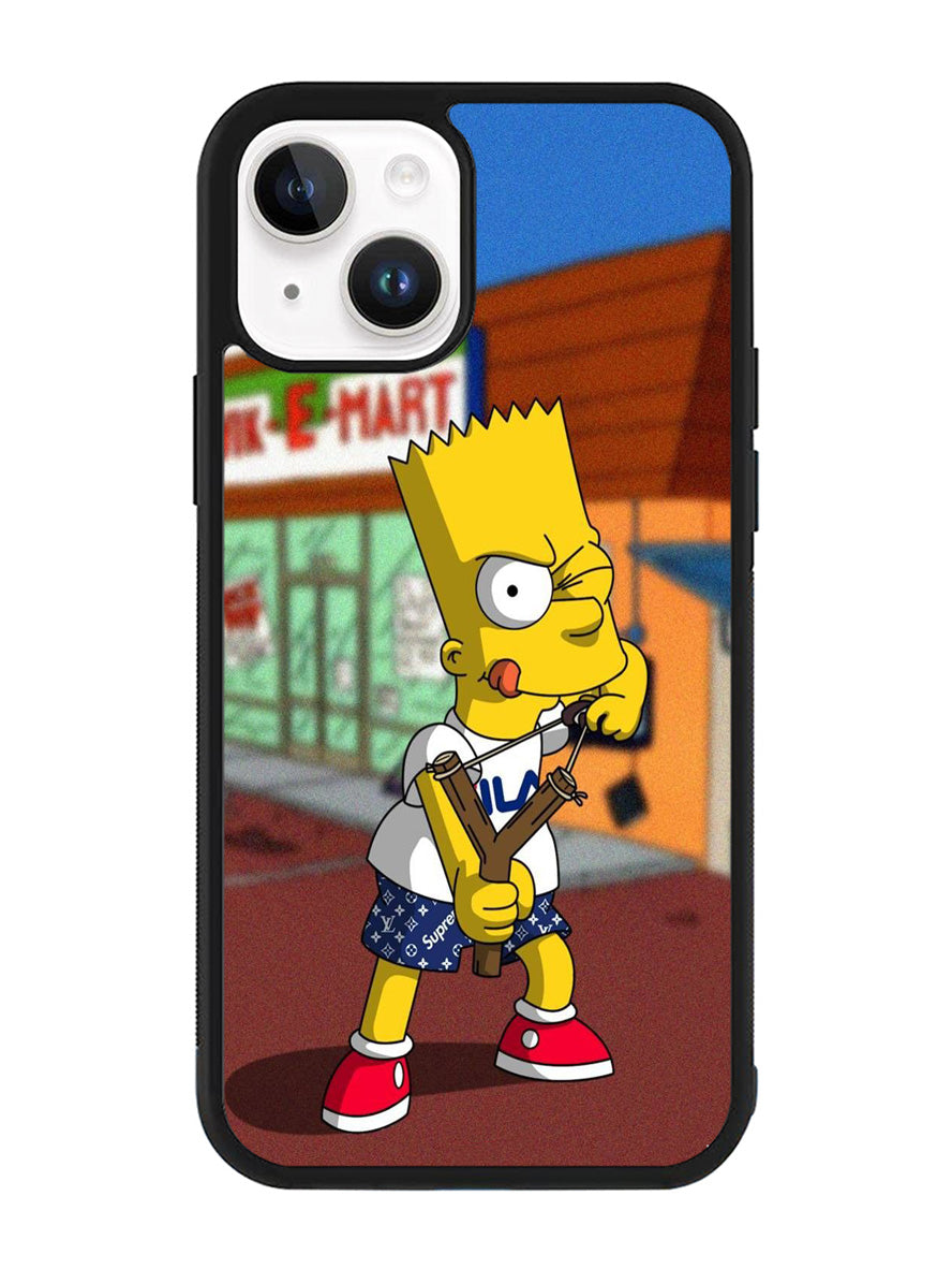 Bart Simpson Weapon iPhone 14 Case QC8554