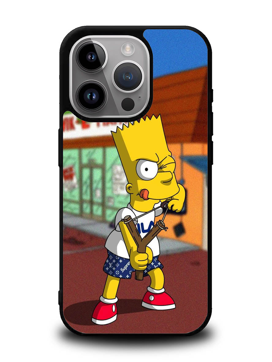 Bart Simpson Weapon iPhone 16 Pro Max Case OV8554