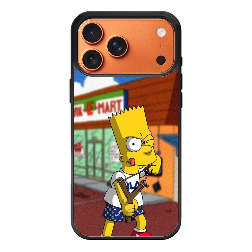 Bart Simpson Weapon iPhone 17 Pro Max Case OV8554