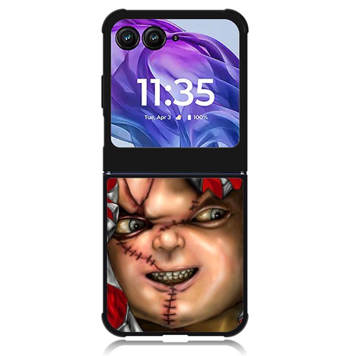 Chucky Knife Red Motorola Moto Razr Plus 2024 , Moto Razr+ 2024 Case